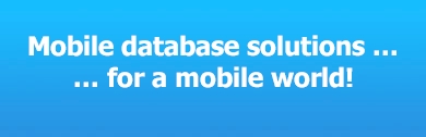 abcDB Database lets you take your Microsoft Access data with you on your PocketPC