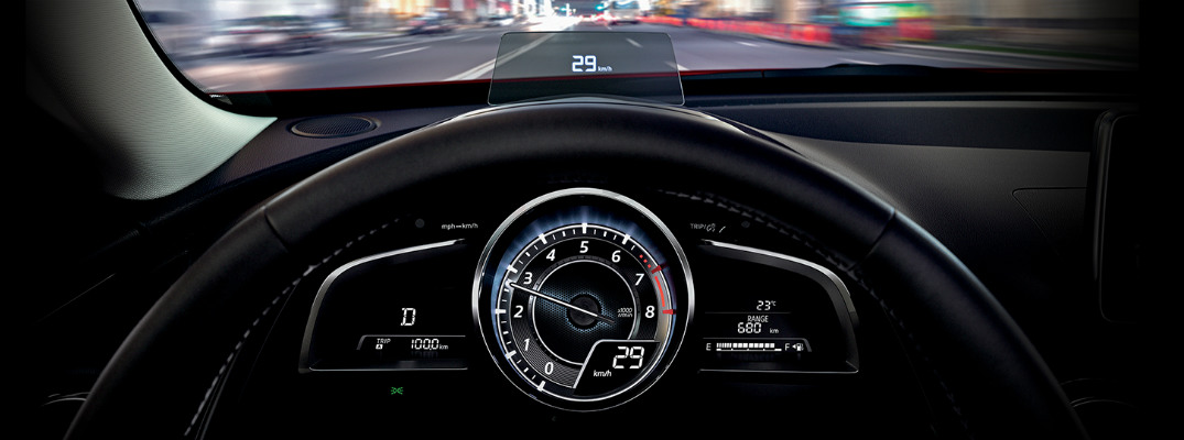 2017 Mazda CX-3 heads up display